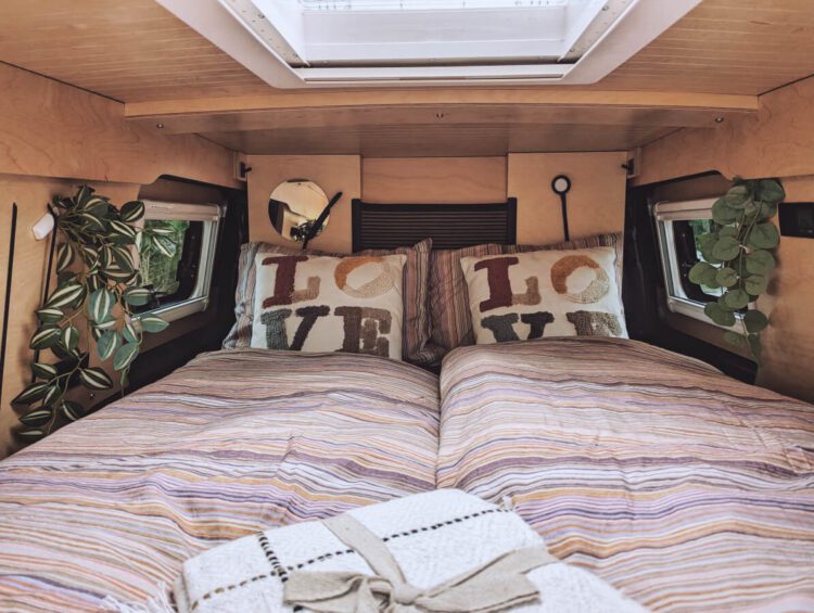 modalités de couchage en mini camping-car