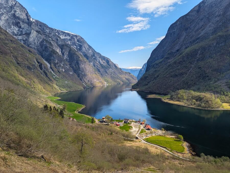 vue depuis la montagne Rimstigen